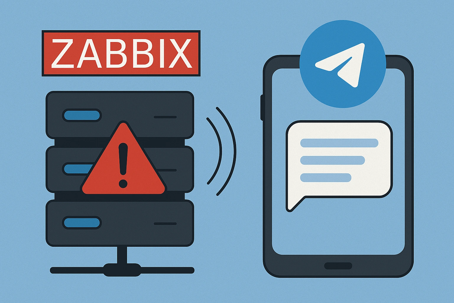 Supervision réseau avec Zabbix et notifications d'alertes Telegram